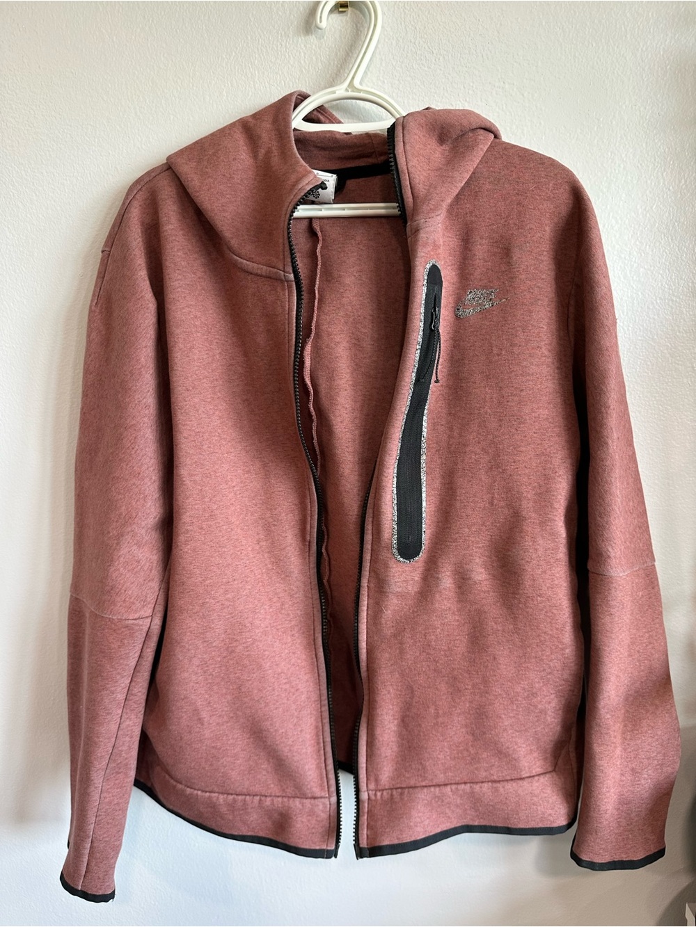 Nike Men’s Zip-Up Hoodie Jacket - Dusty Rose/Pink